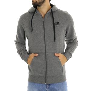 FELPA OPEN GATE FULL ZIP GRIGIO